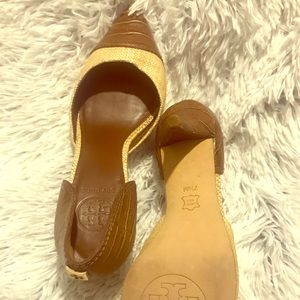 Tory Burch 2.5 inches heels 100% authentic